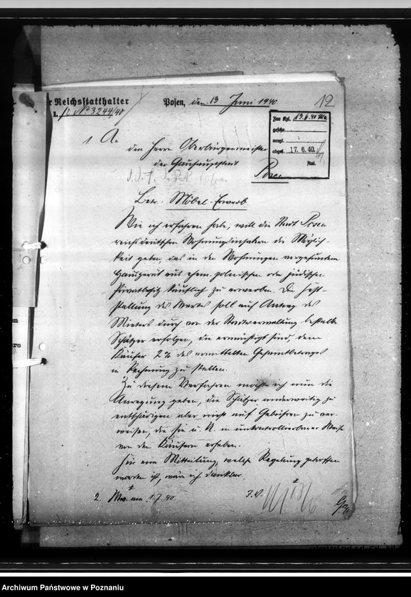 Obraz 16 z jednostki "Reichseigene Wohngebäude. Möbel in reichseigenen Wohnungen. Generalia"