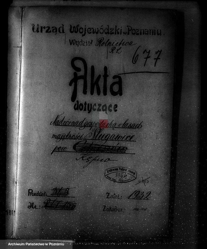 Obraz 4 z jednostki "Nadzór nad gospodarką w lasach majętności Plugawice powiat kępiński"