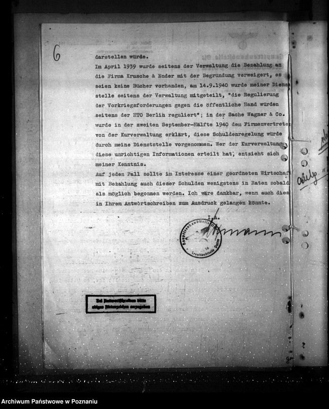 Obraz 10 z jednostki "Hermannsbad- Vorkriegsschulden (Ciechocinek)"