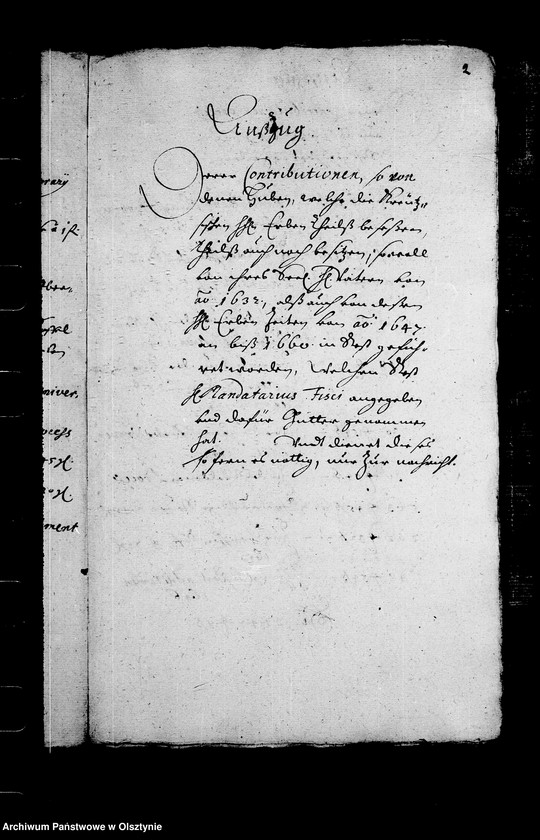 image.from.unit.number "Praetentionen des Advocati Fisci wegen der Contributionen und Stationen, Specificationen, Auszüge Verzeichnisse der Restanten und Quittanzen, Untersuchungen im Amte Deutsch Eylau"