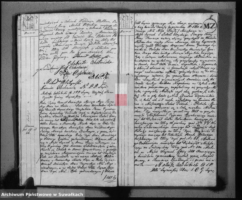 image.from.unit.number "Akta stanu cywilnego zaślubionych w gminie seyneńskiey od 1-go maja 1810 roku"