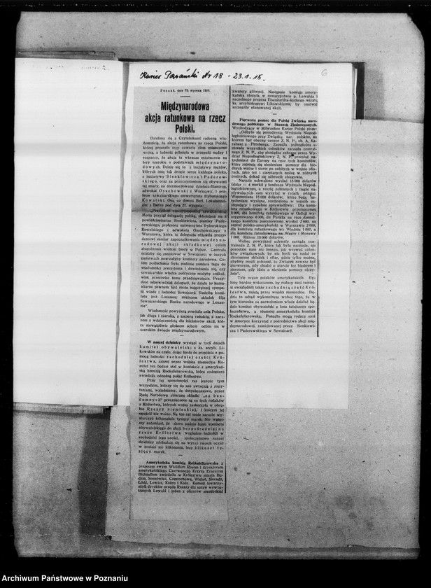 Obraz 12 z jednostki "Papież a Polska. Pomoc dla Polski [Wycinki prasowe]"