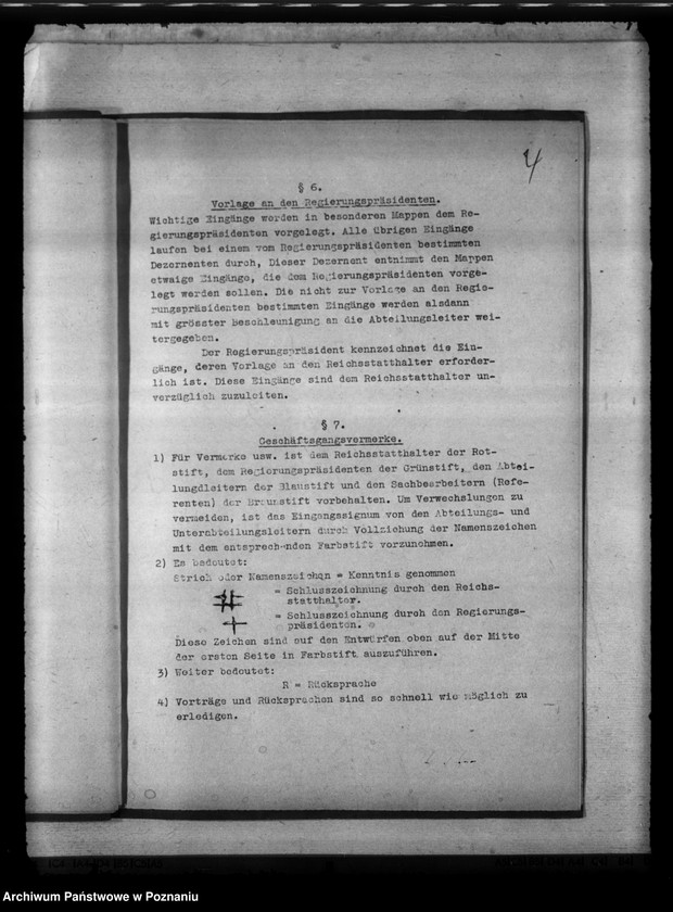 Obraz 8 z jednostki "Geschäftsverteilungsplan. Behördenbezeichnung."