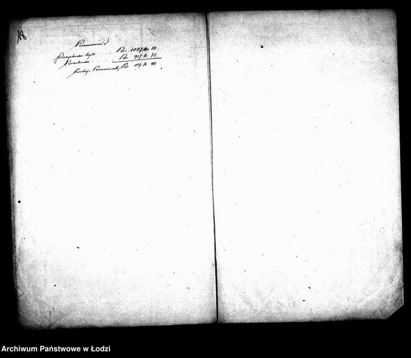 Obraz 14 z jednostki "Manuały przychodu i wydatku kasy szkoły elementarnej katolickiej i ewangelickiej w mieście Łodzi na przedmieściu Łódka"