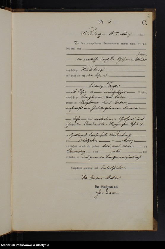 image.from.unit.number "Sterbe-Haupt-Register Nr 1 - 9"