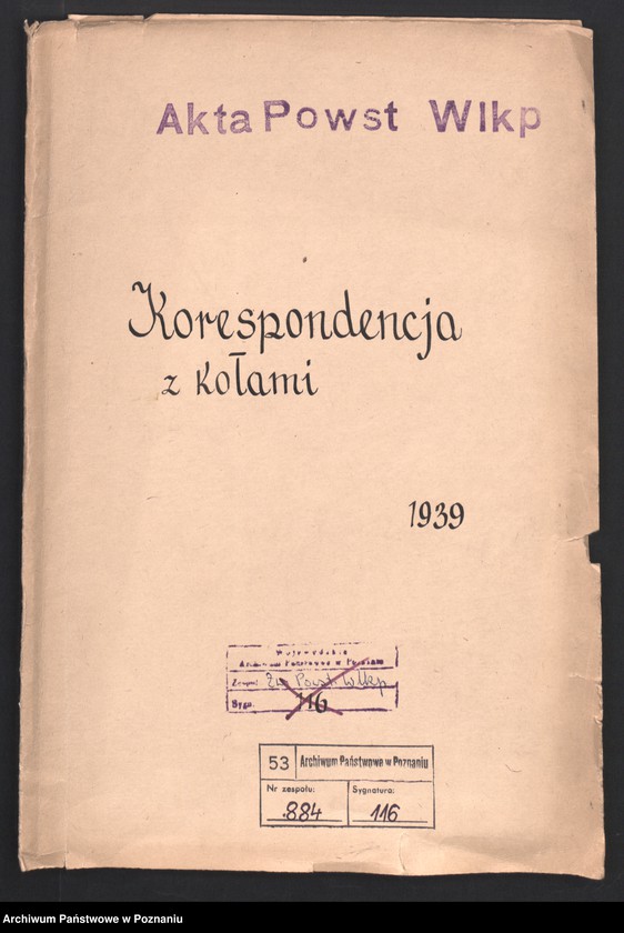 Obraz 3 z jednostki "Korespondencja z kołami."