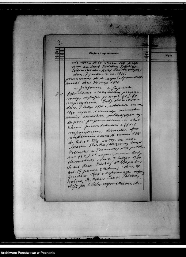 Obraz 11 z jednostki "Uwierzytelniony odpis księgi wieczystej obwodu dworskiego w Jabłonowie powiat chodzieski"