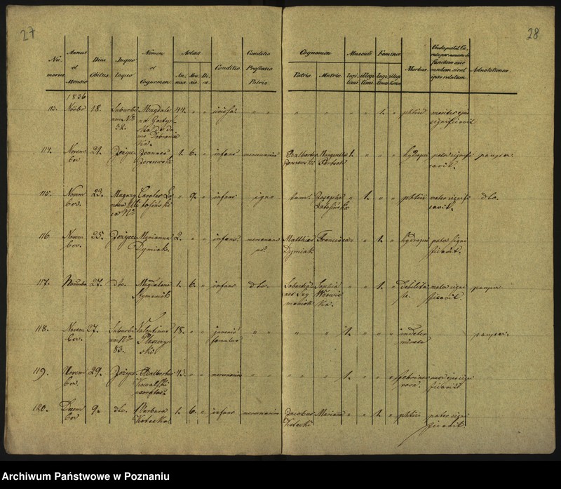 Obraz 17 z jednostki "Księga zgonów"