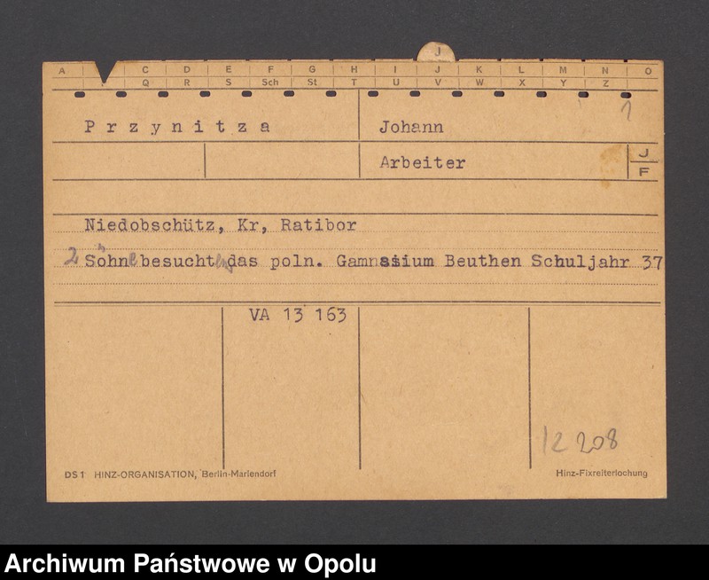 image.from.unit.number "[Przynitza Johann, zam. Niedobschütz]"