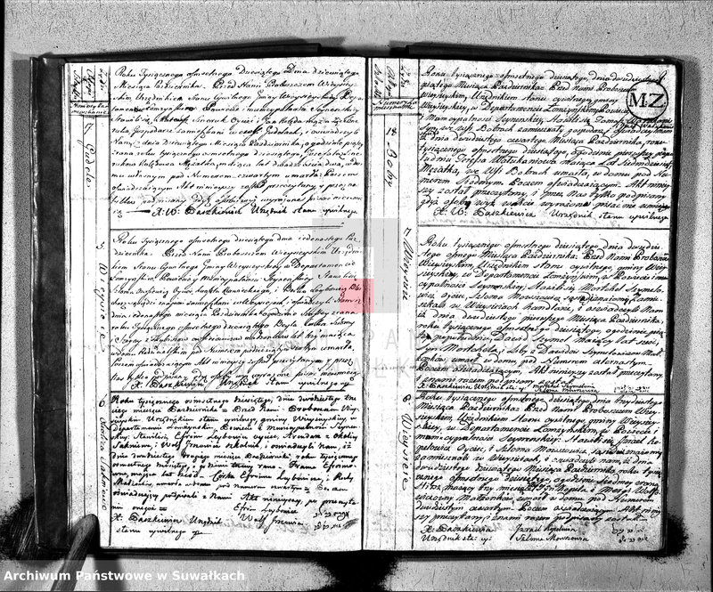image.from.unit.number "Akta zeszłych gminy wieysieyskiey od 1-go maja 1810"
