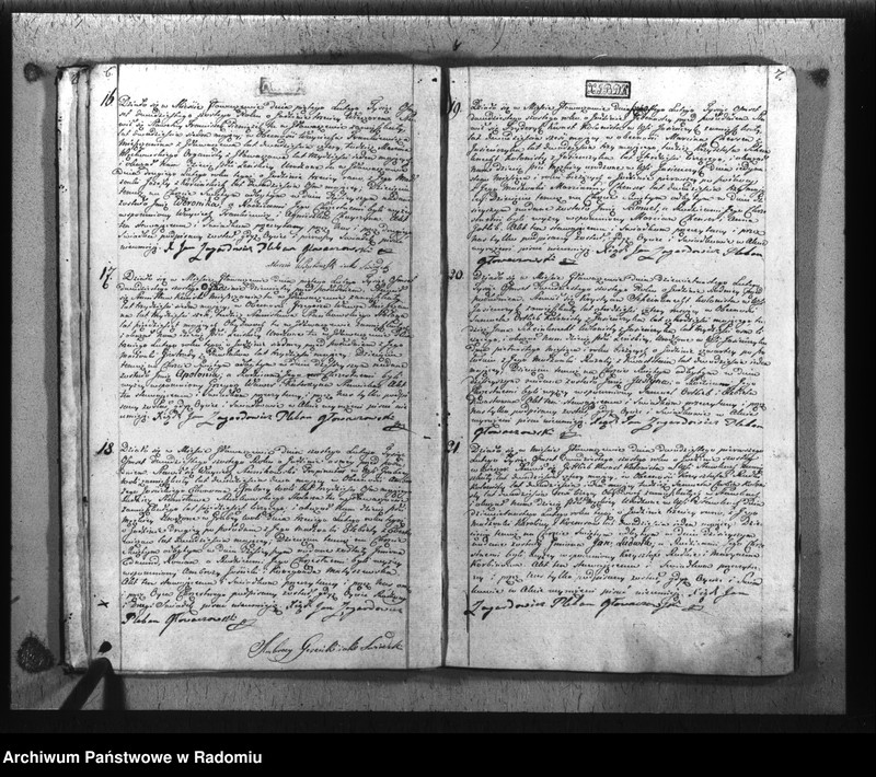 image.from.unit.number "[Duplikat akt urodzeń, małżeństw i zgonów parafii rk Głowaczów za 1826 r.]"