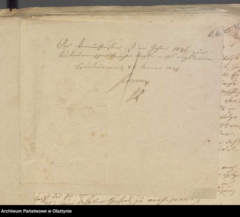 image.from.unit.number "Beläge zur Rechnung der Kirchen Kasse zu Widminnen"