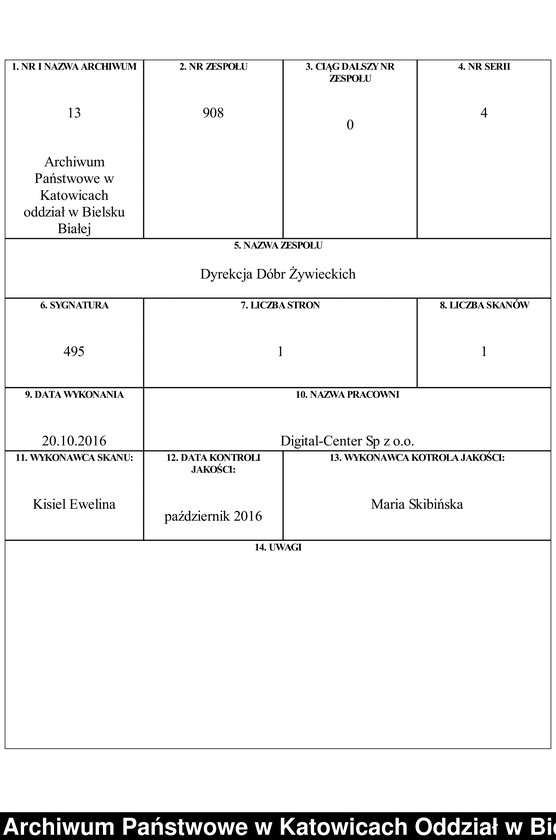 Obraz 1 z jednostki "Szkic sytuacyjny gminy katastralnej Międzybrodzie Lipnickie."