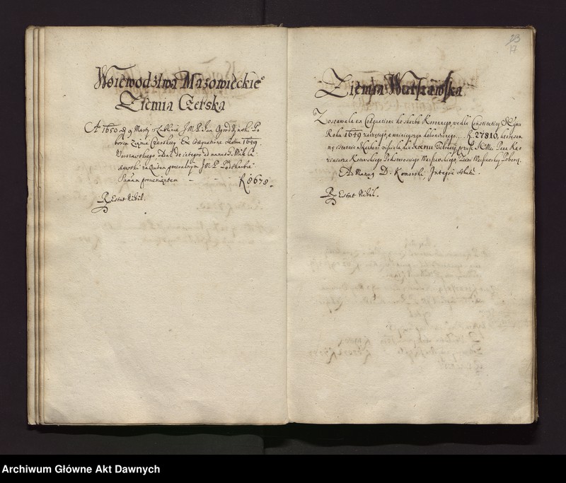 image.from.unit.number "Perceptarz ex coaequatione sejmu 1649 warszawskiego i poborów uchwalonych."