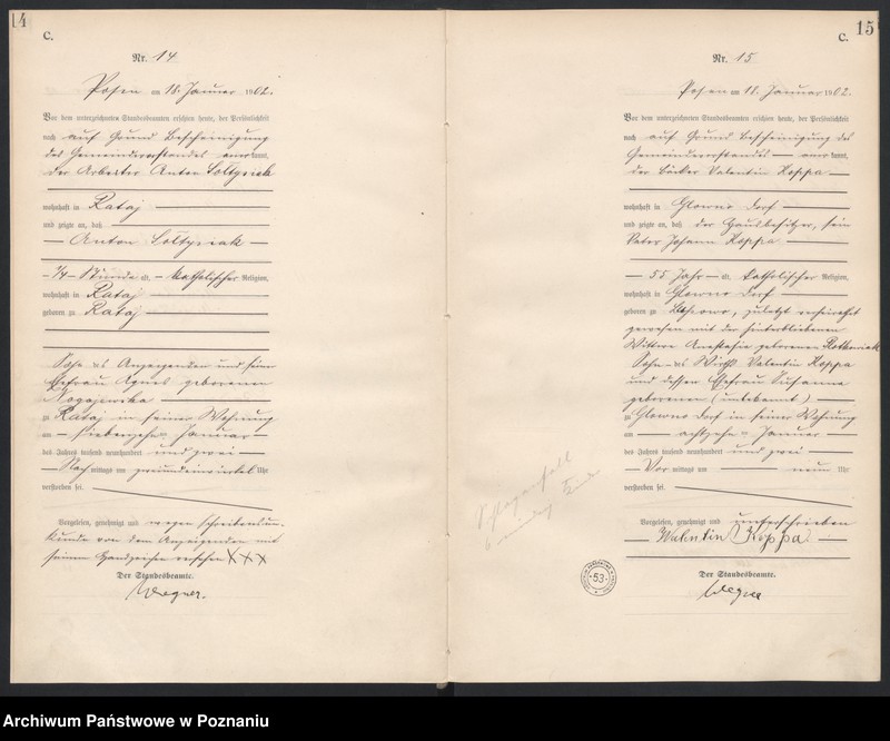 Obraz 10 z jednostki "Księga miejscowa zgonów"