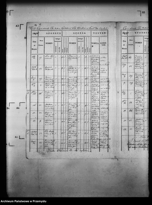 Obraz 19 z jednostki "[Kopie ksiąg metrykalnych parafii Berest z filią Polany (dekanat Grybów)]"