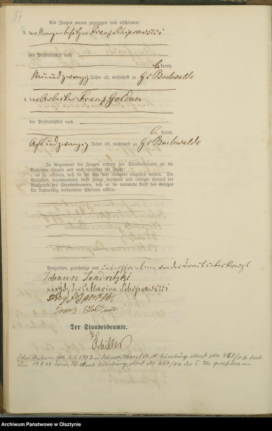 Obraz 19 z jednostki "Heiraths-Haupt-Register Nr 1 - 25"