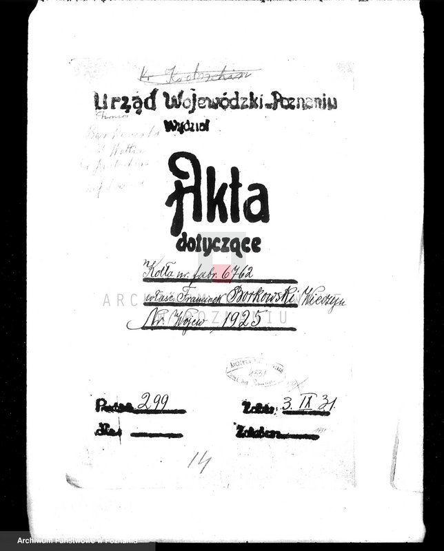 Obraz 4 z jednostki "Mleczarnia w Wieczynie pow. jarociński własność Fr. Borkowski nr fabr kotła 6762, nr woj. kotła 1925"