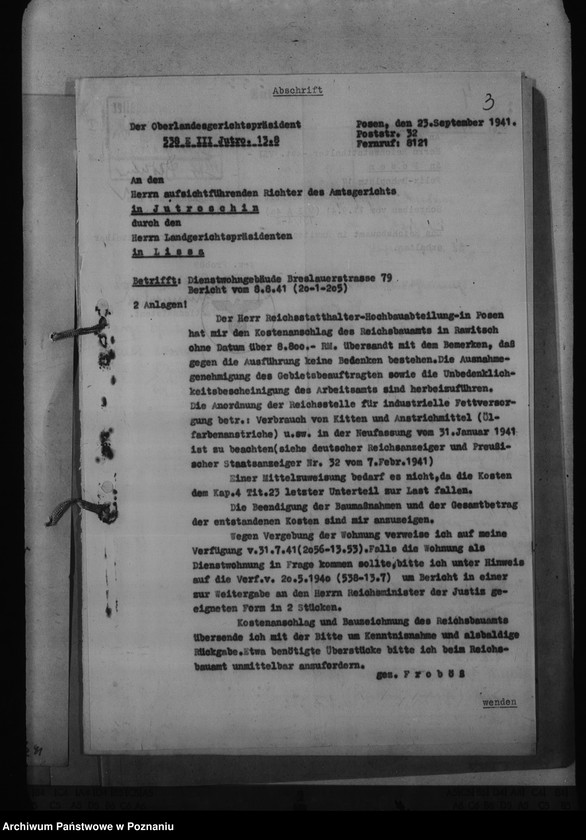 Obraz 7 z jednostki "Amtsgericht Jutroschin - Jutrosin"