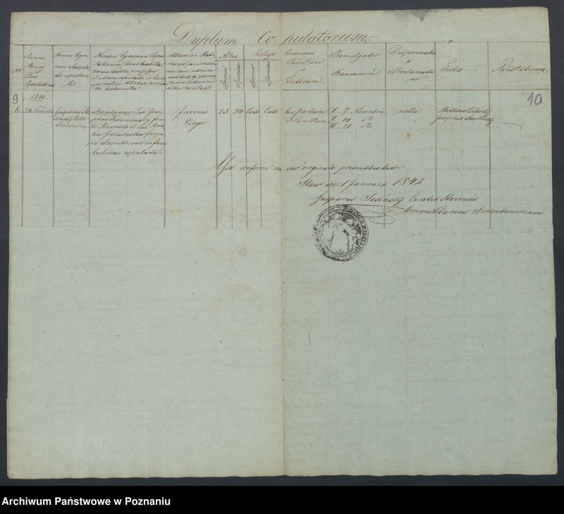 Obraz 7 z jednostki "Liber Duplicatus Baptisatorum, Copulatorum et Mortuorum."