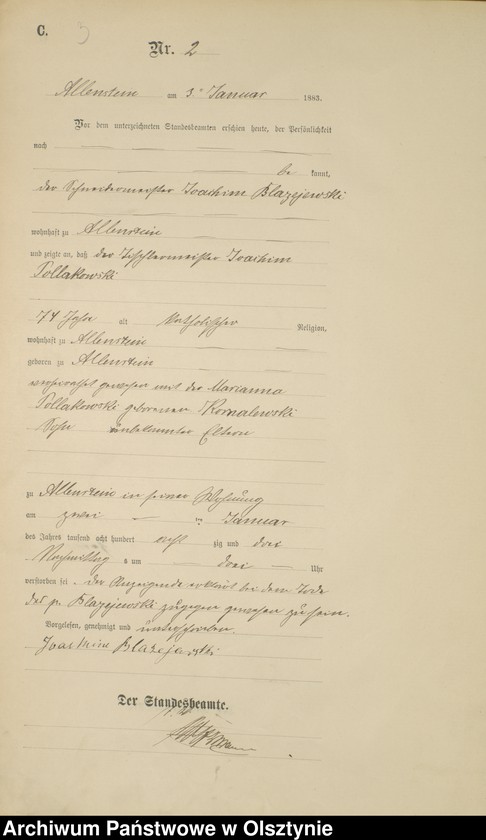 image.from.unit.number "Sterbe-Haupt-Register Nr 1 - 279"