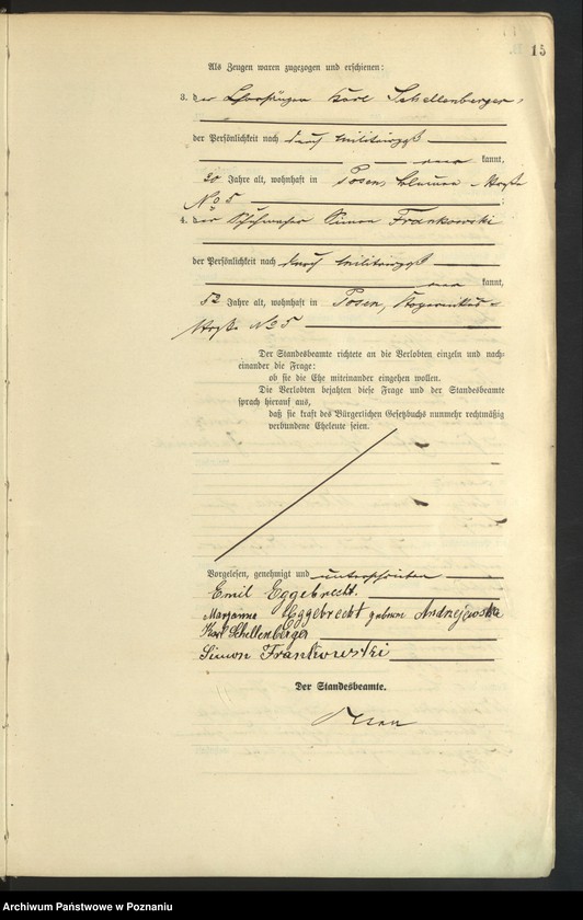 Obraz 17 z jednostki "Księga miejscowa małżeństw tom II [Rejestr główny małżeństw]"