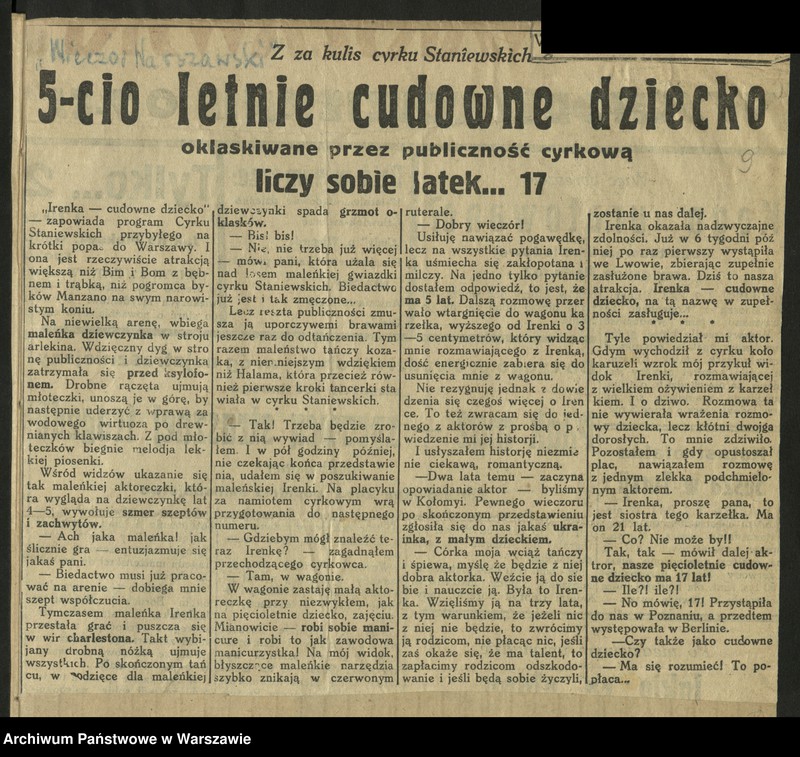 Obraz 12 z kolekcji "Ale cyrk!111"