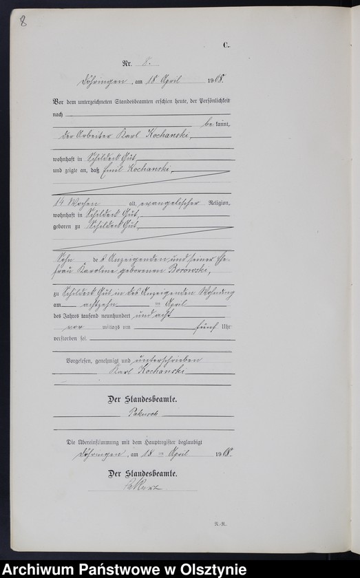 image.from.unit.number "Sterbe-Neben-Register Nr 1-26"