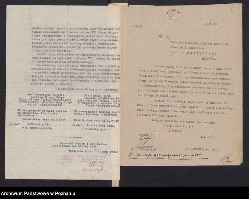 Obraz 12 z jednostki "Września - akta delegata powiatowego."