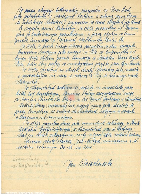 Obraz 12 z jednostki "Życiorysy powstańców wielkopolskich: I."