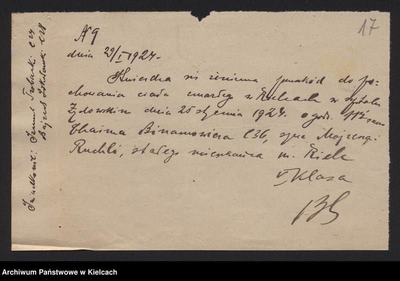 image.from.unit.number "Załączniki do akt zgonu Okręgu Bożniczego Kielce za rok 1924"