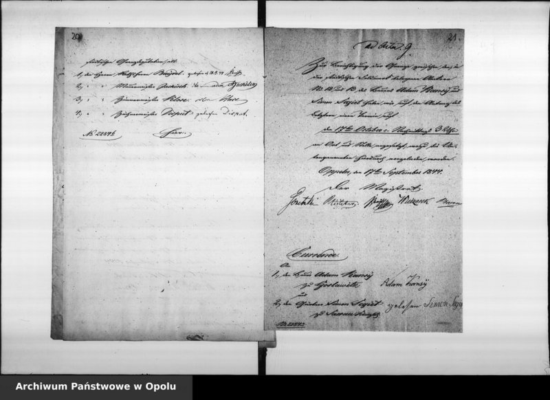 Obraz 17 z jednostki "Acta des Magistrats zu Oppeln betreffend die Untersuchung der Grenzstreitigkeiten durch die Grenz - Deputation. De Anno 1841. Vol. V"