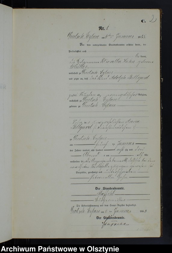 image.from.unit.number "Sterbe-Neben-Register Nr 1 - 111"