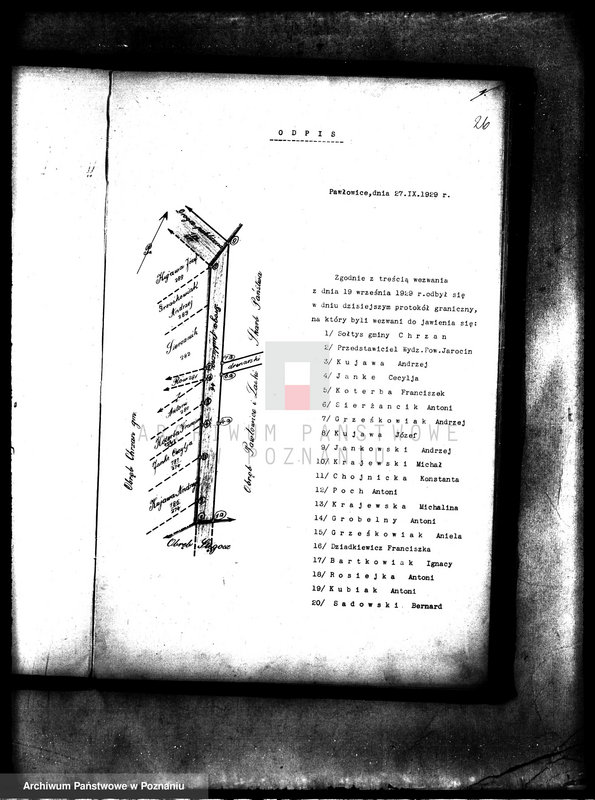image.from.unit.number "Opisy protokołów granicznych /pomiarowych/ majątków państwowych Pawłowice"