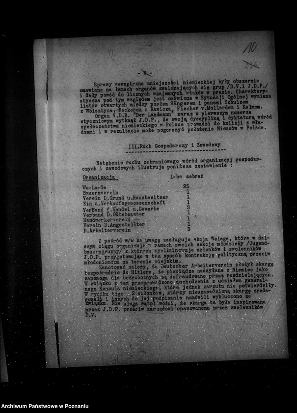 Obraz 14 z jednostki "Sprawozdania z życia mniejszości narodowych za okres od stycznia do czerwca 1935 r."