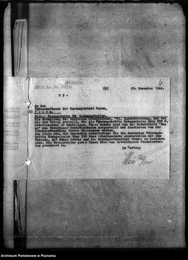 Obraz 10 z jednostki "Verwertete Warschauer Räumungsgüter"