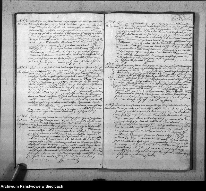 Obraz z jednostki "Akta urodzin, małżeństw, zgonów"