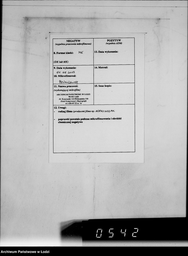 Obraz 3 z jednostki "Heeresbekleidungsamt Posen.Kriegsauftrag S.20/6"