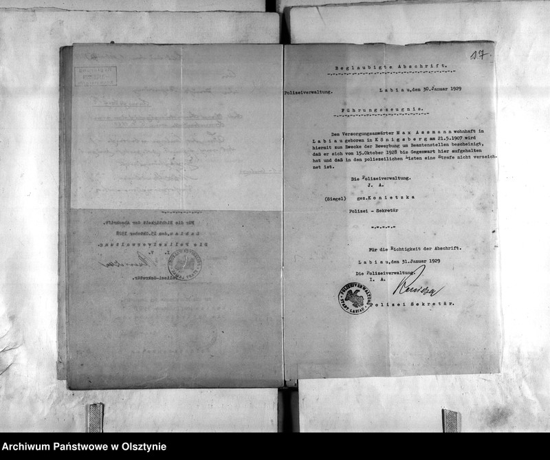 image.from.unit.number "Amtsgehilfe a. Pr. Assmann [Max]"