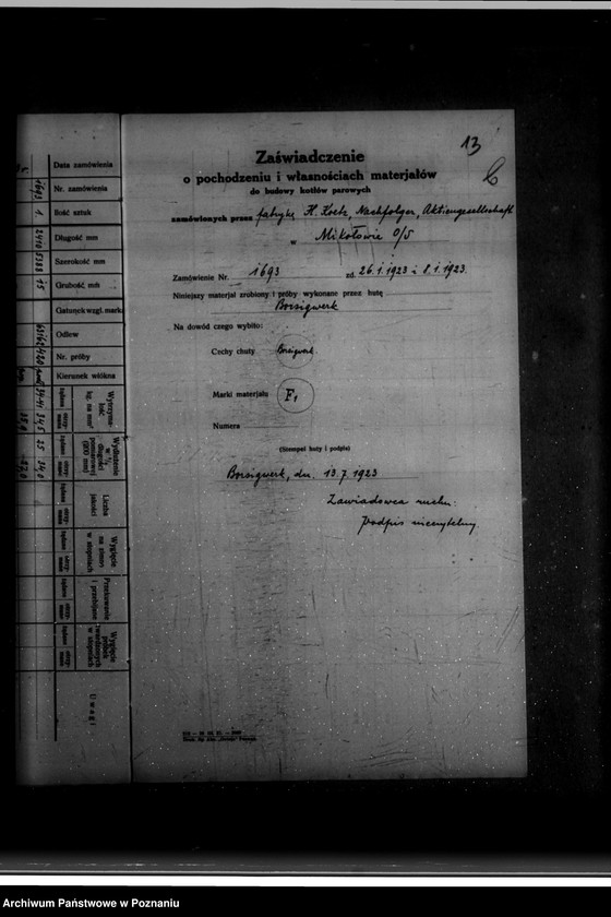 Obraz 17 z jednostki "Młyn parowy M. Wirtha we Wrześni nr woj. 5804"