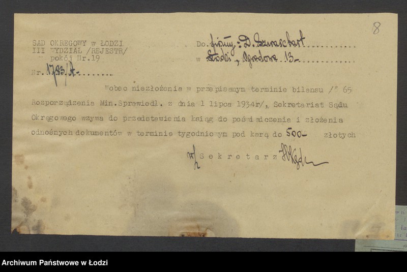 Obraz 10 z jednostki "Dawid Szwarcbart- sklep kolonialny"