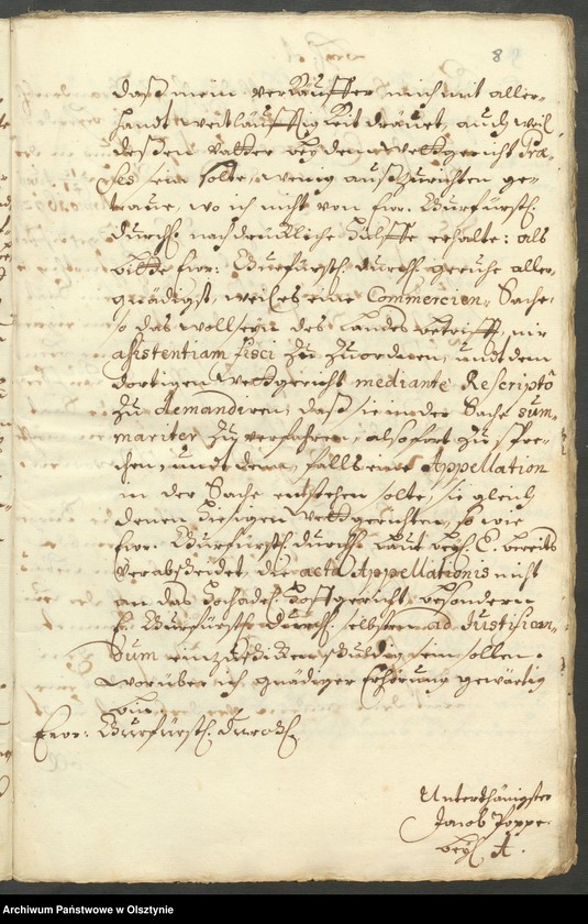 image.from.unit.number "In S. [Sachen] Jacob Popp pt. Daniel Goraiski [ Goreisken] wegen einer Leinsam-Handels"