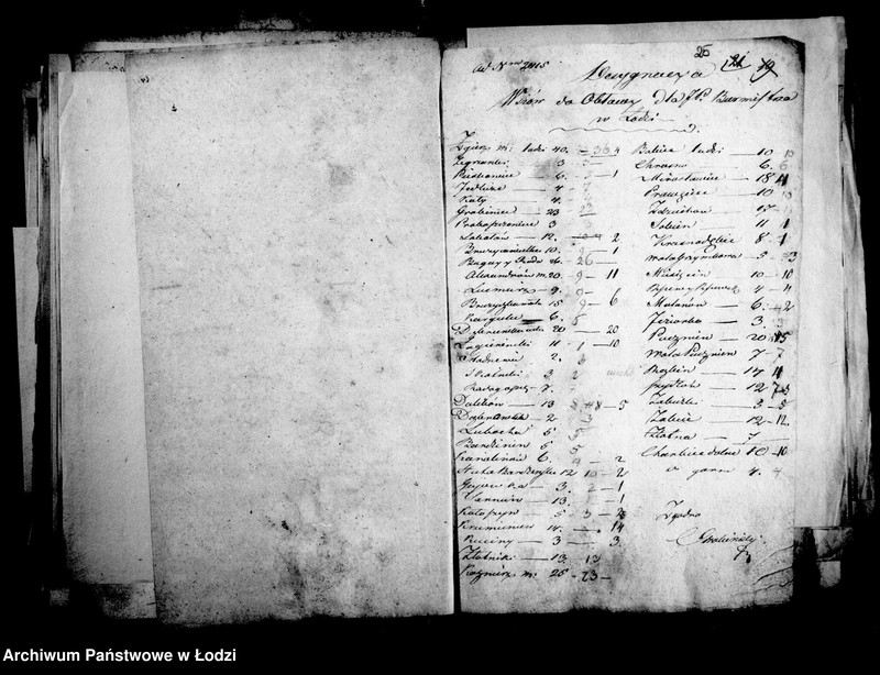 Obraz 19 z jednostki "Akta tyczące się obław i nadzwyczajnych rewizji"