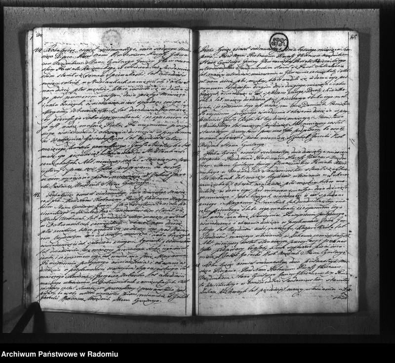 image.from.unit.number "Księga urzędnika stanu cywilnego gminy Głowaczowskiey z roku 1817"