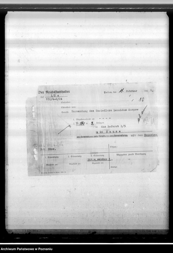 Obraz 14 z jednostki "Pawlowski, Tadeus; Karpow, Leonidas - ubieganie się o zatrudnienie w administracji ogólnej"