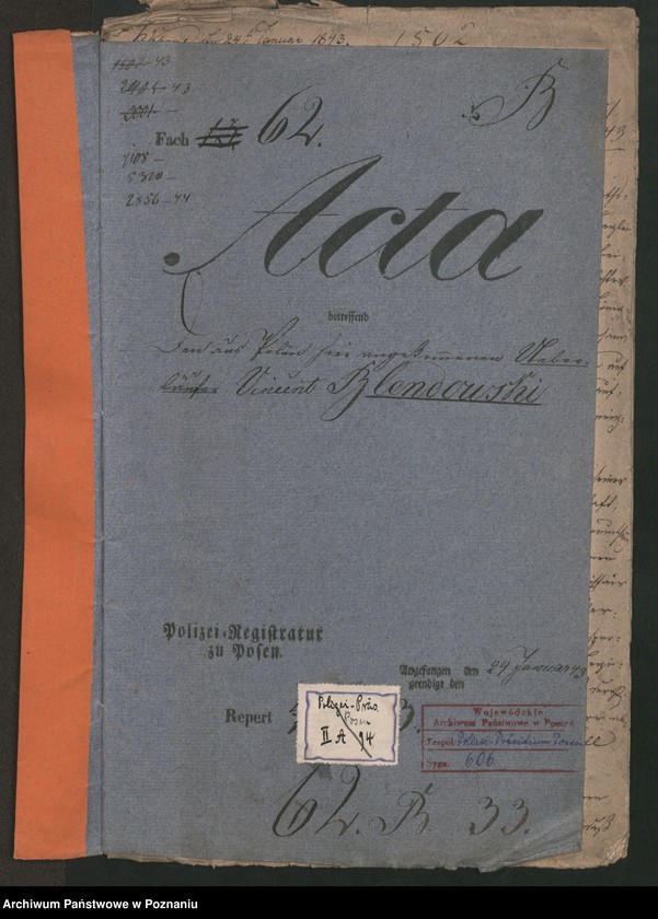 Obraz 2 z jednostki "A. betr. den Überläufer Vinzent Blendowski"