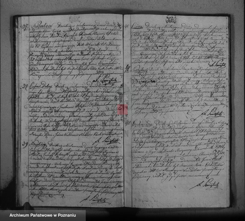 image.from.unit.number "Akta urodzeń, małżeństw i zejścia"