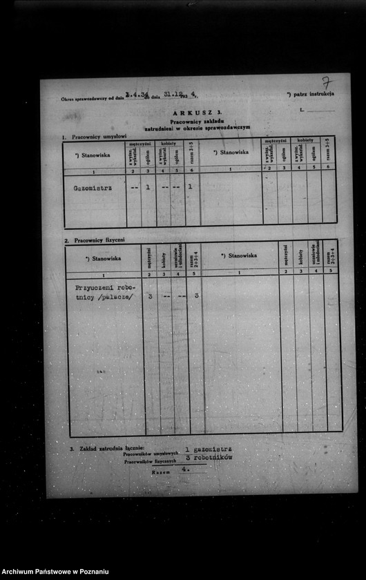 Obraz 11 z jednostki "Kwestionariusz Gazowni Miejskiej w Jutrosinie powiat rawicki"