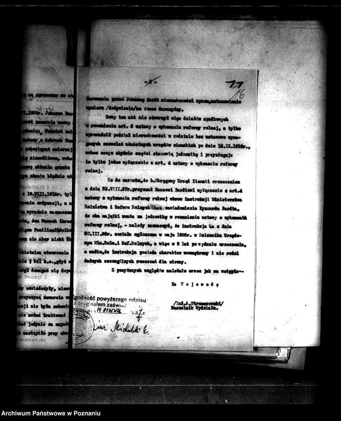 Obraz 20 z jednostki "Przymusowy wykup majątku Niemierzewo i Lubosz powiatu międzychodzkiego"