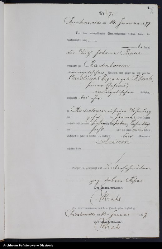 image.from.team "Urząd Stanu Cywilnego w Księżym Lasku pow. szczycieński"